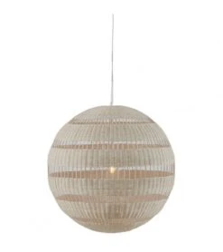 Suspension Rotin Macco Crème GM