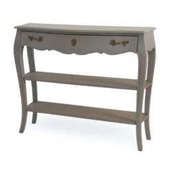 Console 1 Tiroir Murano Taupe GM