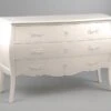 Commode 3 Tiroirs Murano Blanc