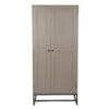 Armoire 2 Portes Pin Métal Nestor