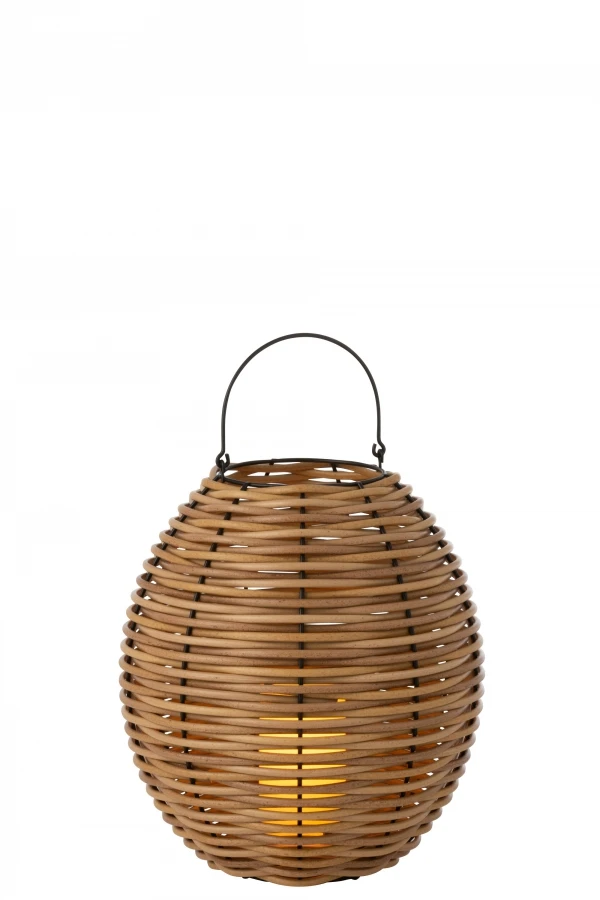 Lanterne Tressée Naturel Eclairage Leds PM Outdoor