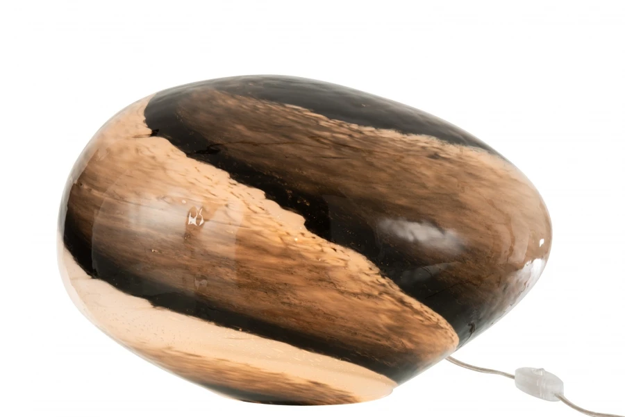 Lampe Galet Dany Blanc Noir – Image 2