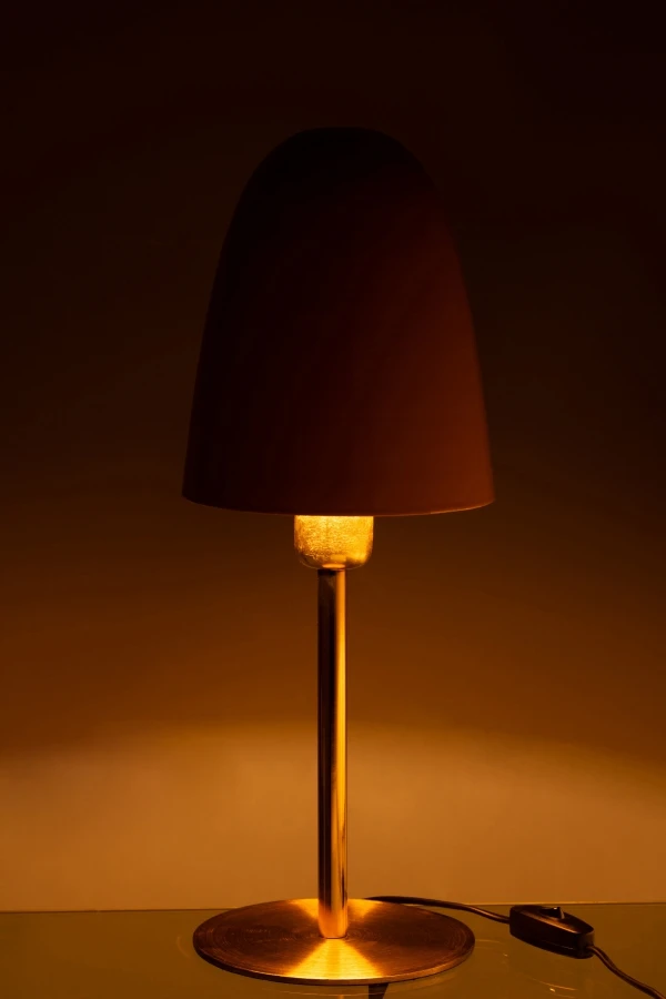 Lampe De Table Métal Ocre-Or – Image 3