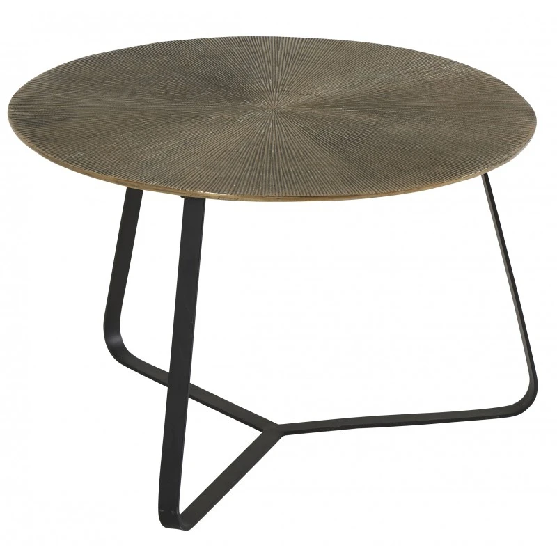 Table Basse Alu Doré Illaz PM