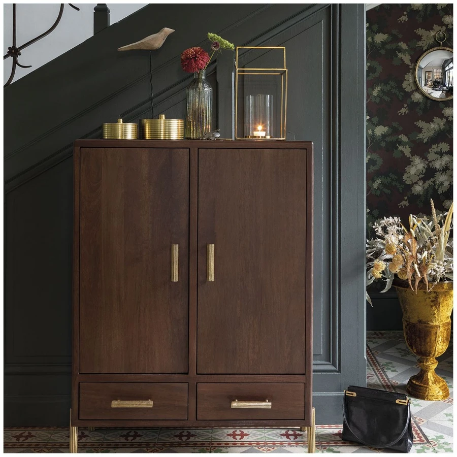 Buffet Haut Victor Manguier Finition Noyer Blanc D'Ivoire – Image 2