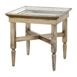 Bout De Canapé Bois Miroir