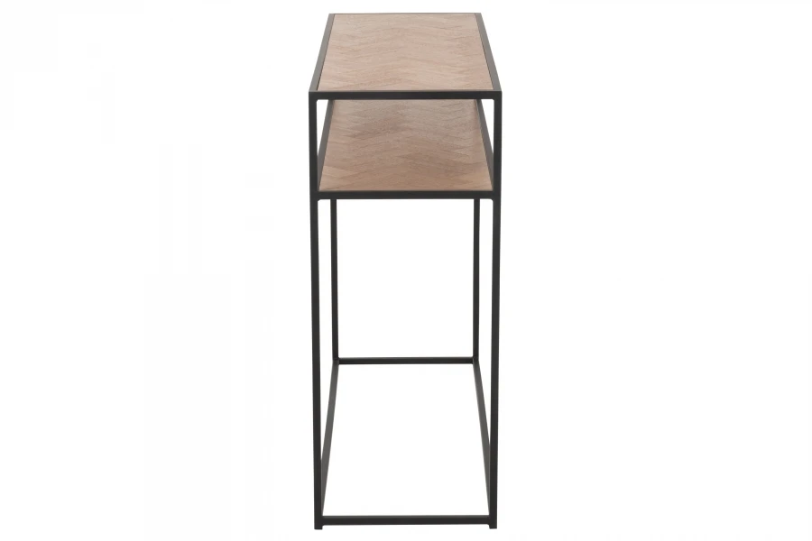 Console Bois Métal Zig Zag Naturel Noir – Image 3