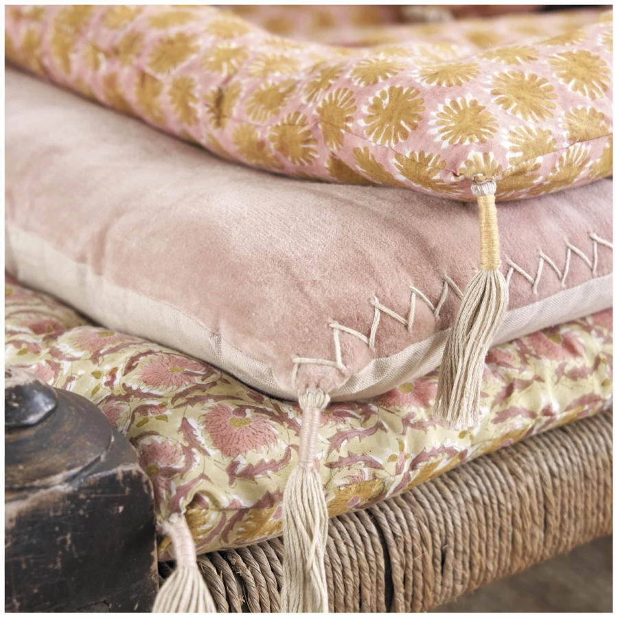 Courte Pointe Tokyo Coton Rose 200x150 Blanc D'Ivoire – Image 3