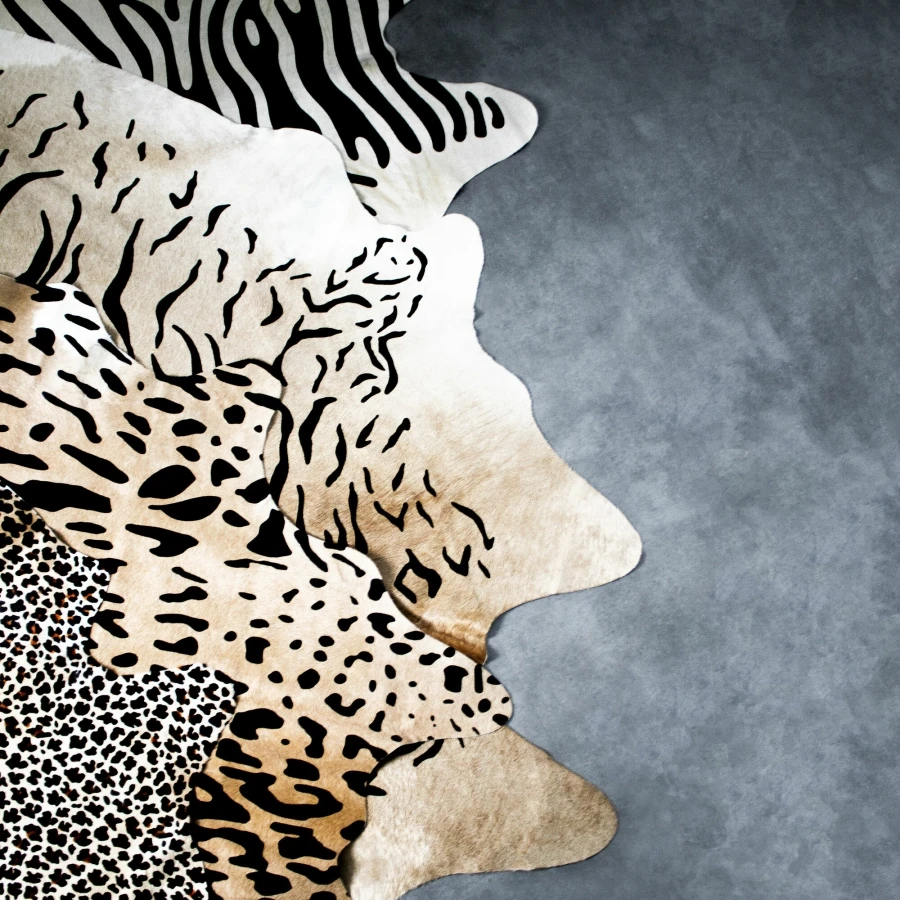 Tapis Vache Empreintes De Girafe 250cm – Image 4