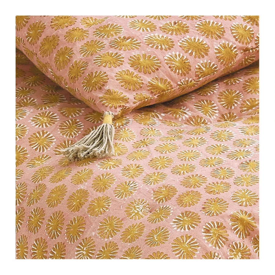 Courte Pointe Tokyo Coton Rose 200x150 Blanc D'Ivoire – Image 2