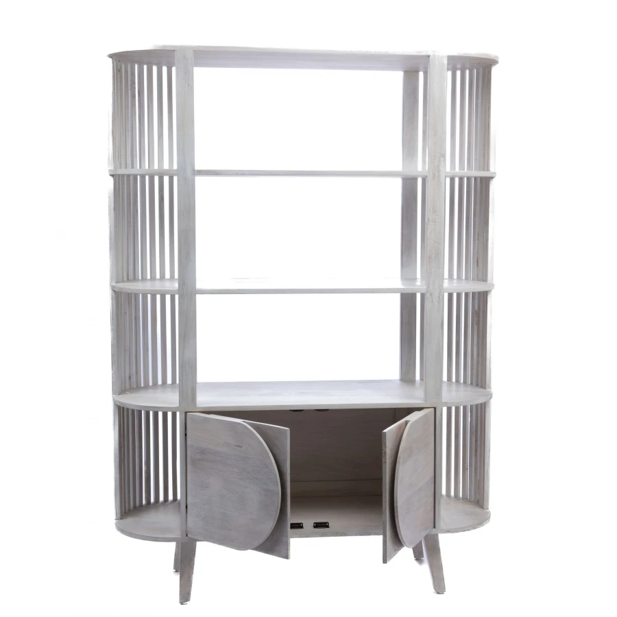 Bibliothèque Fuji Manguier Naturel Blanchi *NOUVEAU* – Image 2