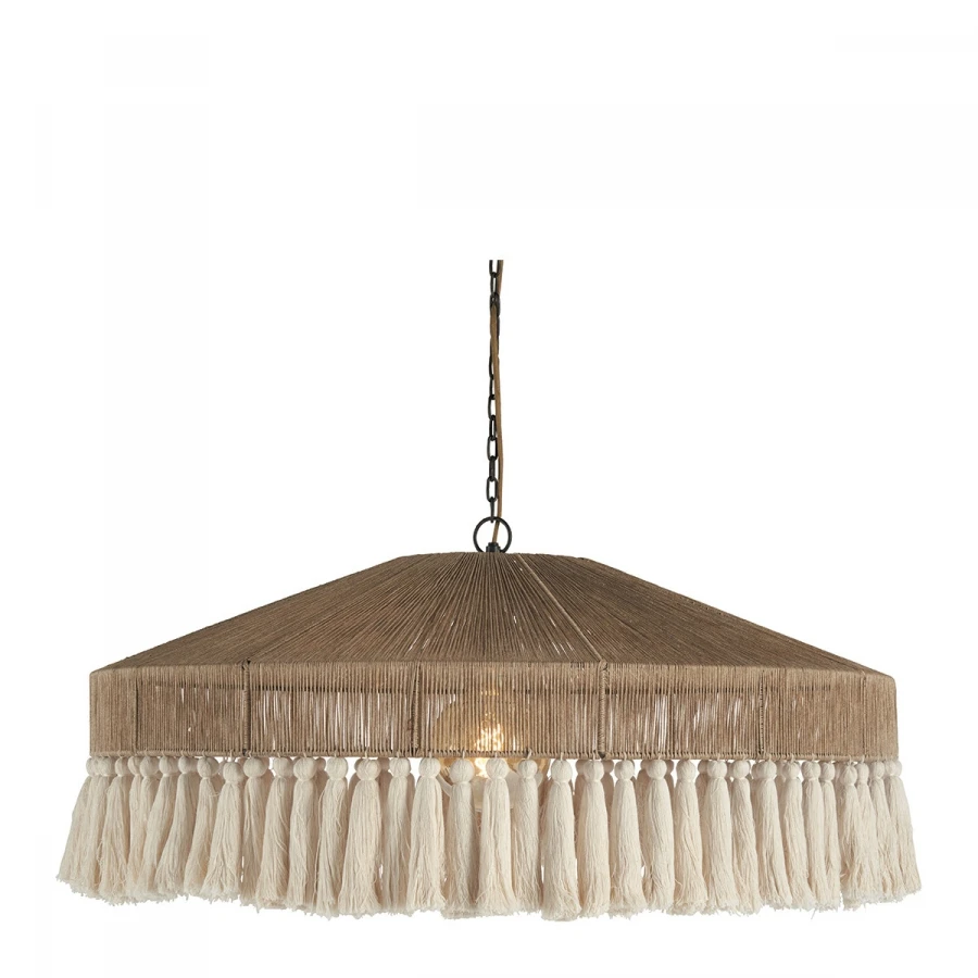 Suspension Inaya Jute Naturelle --Blanc D'Ivoire – Image 6