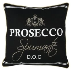 2 Coussins Vin Prosecco 50x50 --- (3 Couleurs)