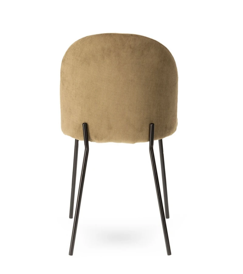 Chaise Velours Côtelé Abba Athezza (5 Couleurs) – Image 4