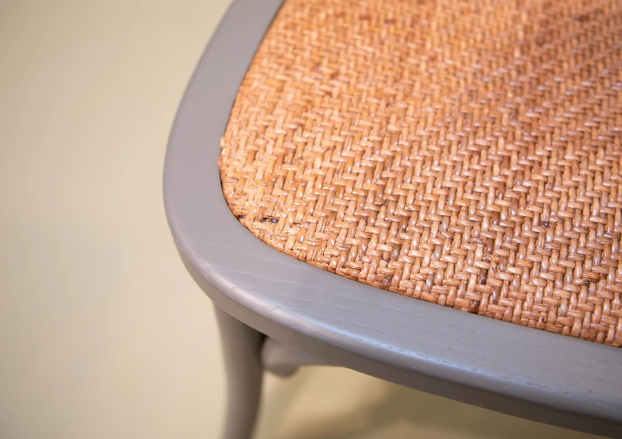 Chaise Bistrot Croisillons Gris Amadeus – Image 2