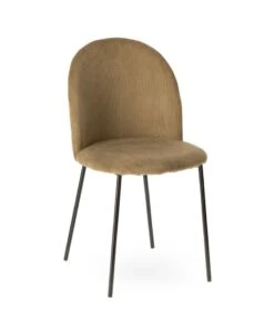 Chaise Velours Côtelé Abba Athezza (5 Couleurs)