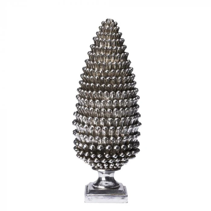 Pomme De Pin Argent Antique 48.5cm