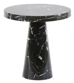 Bout De Canapé Bale Métal Noir ø40cm