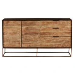 Bahut Indus Agra 2 Portes - 3 Tiroirs Athezza