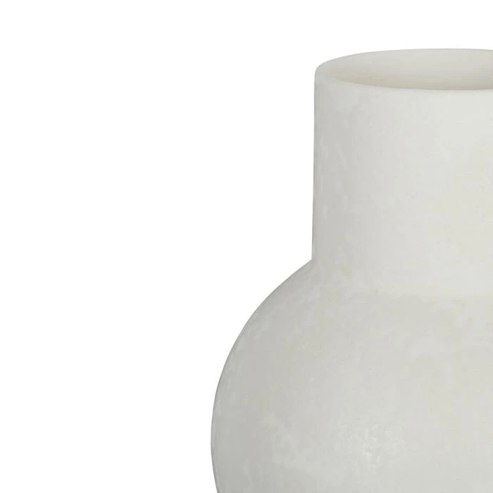 Vase Manacor Blanc Faïence – Image 2