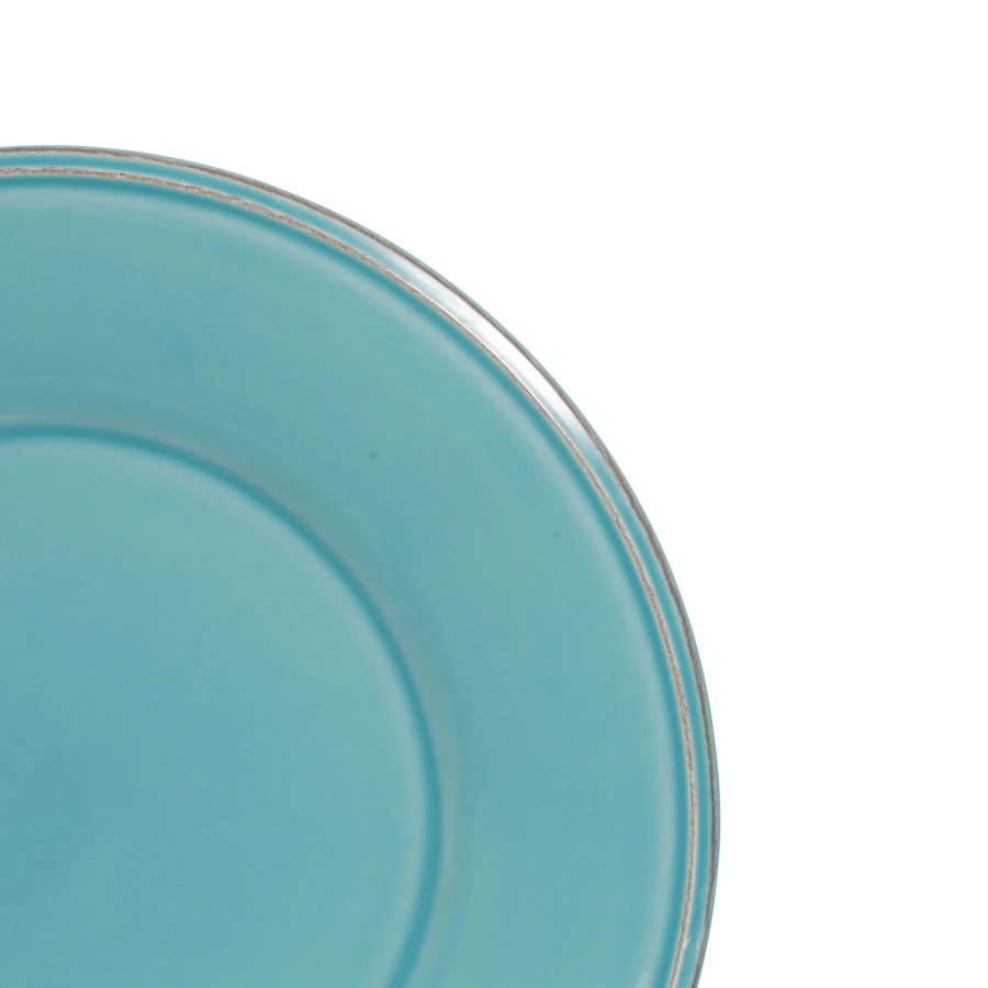 Assiettes Constance Bleu Turquoise (2 Tailles) – Image 2
