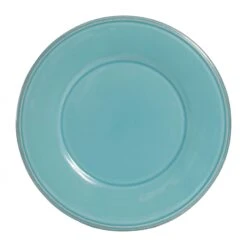 Assiettes Constance Bleu Turquoise (2 Tailles)