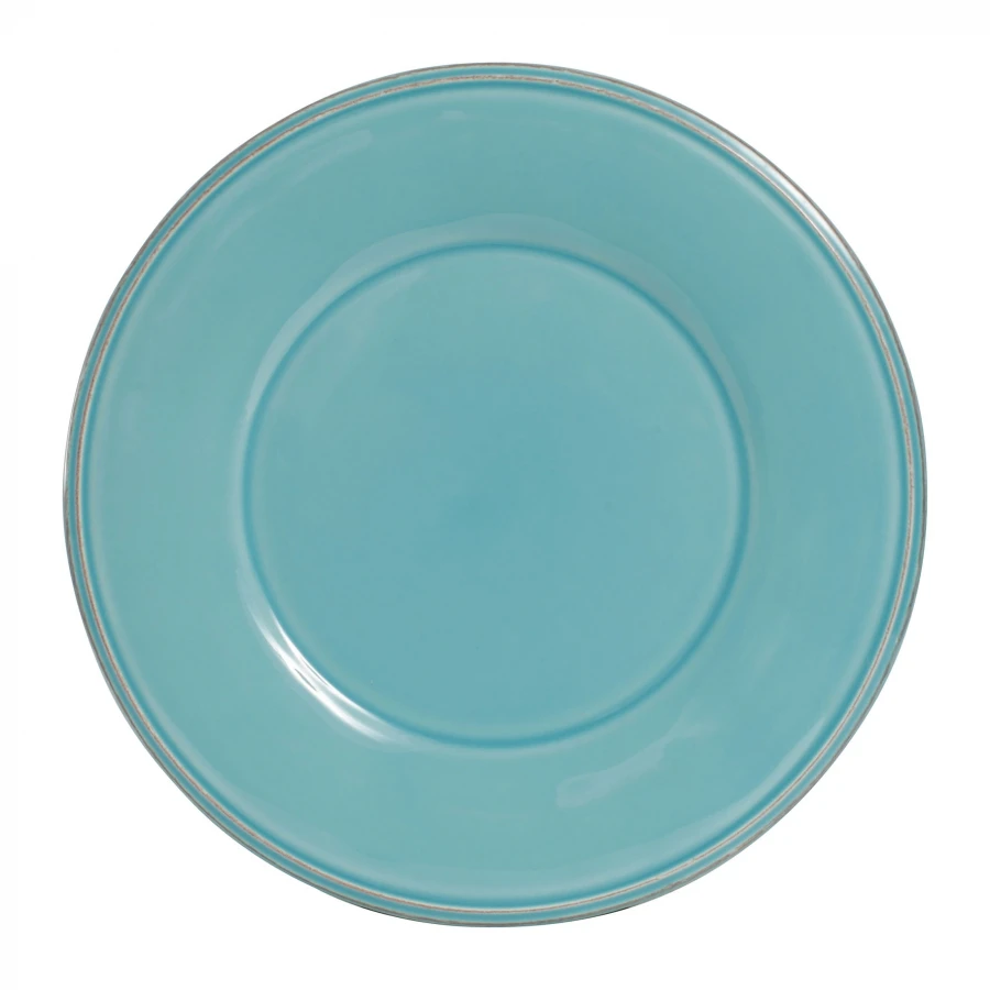 Assiettes Constance Bleu Turquoise (2 Tailles)