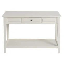 Console 1 Tiroir Etagère Pin Massif 25 Patines Au Choix