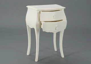 Table Téléphone Bois Blanc Murano Amadeus – Image 2