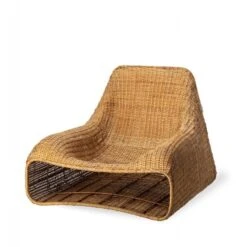Fauteuil Lounge Rotin Naturel (Outdoor)