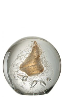 Presse-Papier Tourbillon De Bulles Or