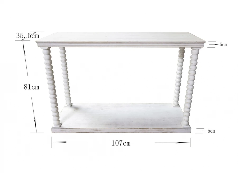 Console Perla Pin Blanchi – Image 5