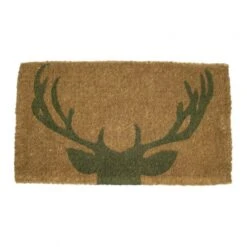 Paillasson Cerf Vert Deco Campagne Chic
