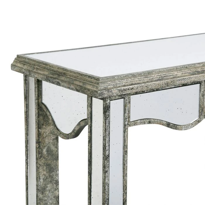 Console Bois Miroir 110cm – Image 2