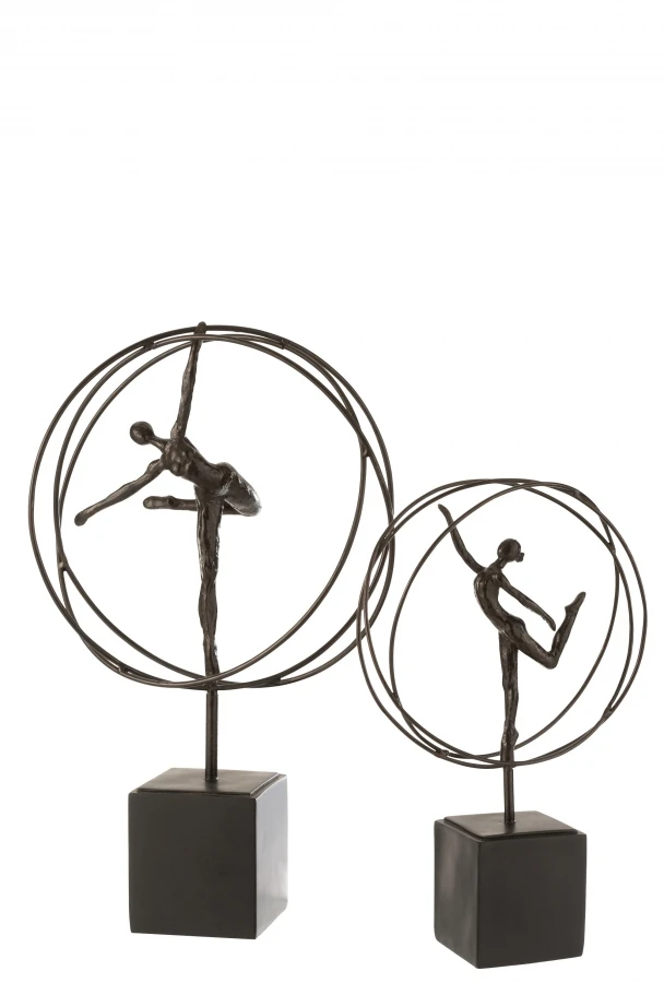 Statue Gymnaste Femme Cercle Jline By Jolipa – Image 2
