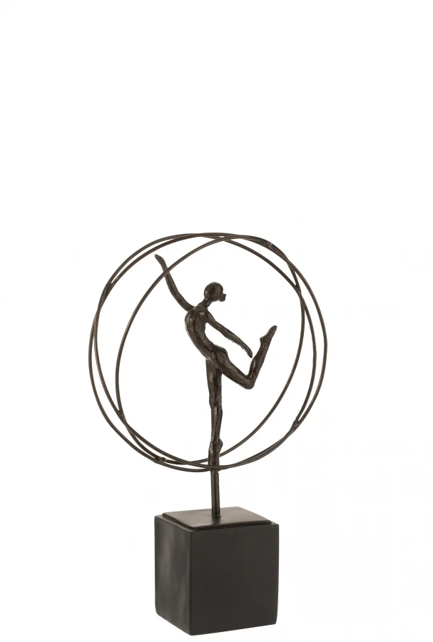 Statue Gymnaste Femme Cercle Jline By Jolipa
