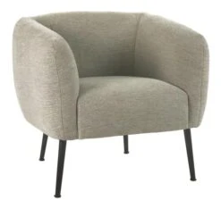 Fauteuil Tissu Naturel Willy Pomax