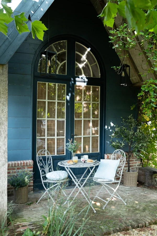 Table De Jardin Métal Gris Pliable (Oudoor) – Image 7