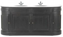 Meuble Lavabo Double Haussmann Noir