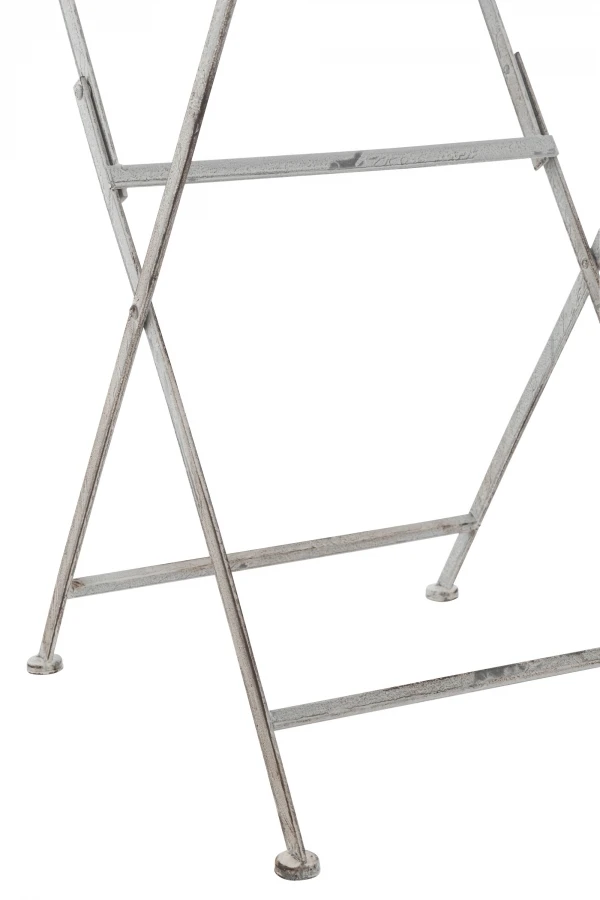 Table De Jardin Métal Gris Pliable (Oudoor) – Image 4