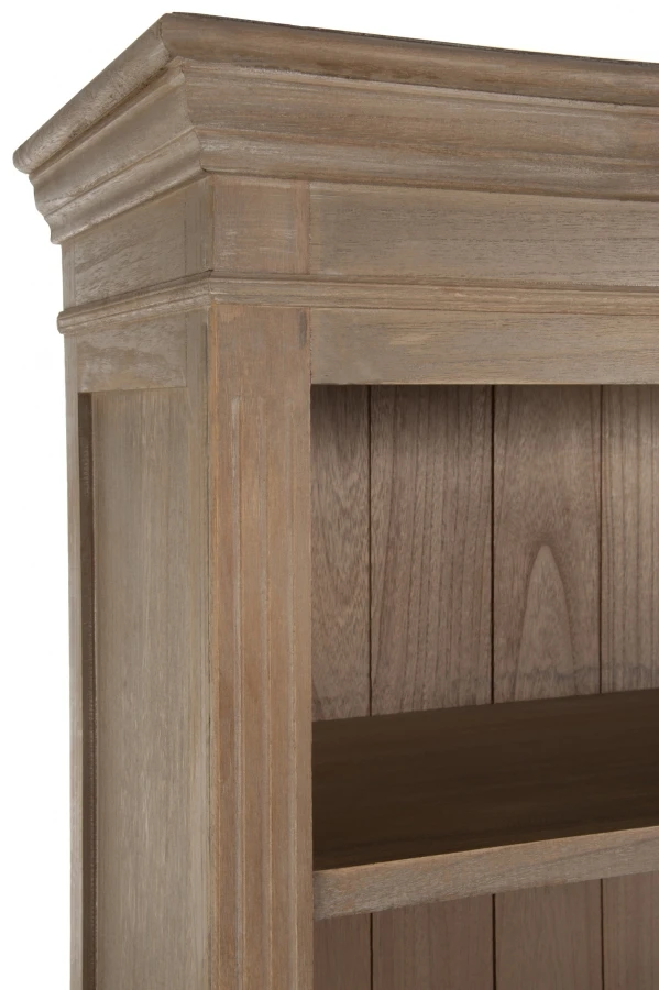 Bibliothèque 4 Portes Bois Naturel – Image 8