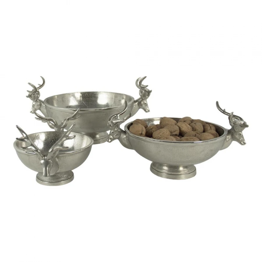 Coupe Cerf Alu Argenté PM – Image 3
