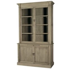 Buffet Vaisselier 2 Corps Hausmann Chêne Massif