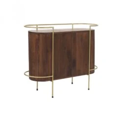 Buffet Artdeco Bois Métal Pomax