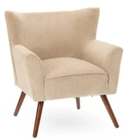 Fauteuil Velours Côtelé Wayne Athezza (3 Couleurs)