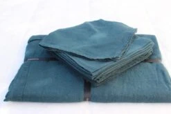 6 Serviettes De Table Naïs Bleu De Prusse