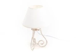 Lampe Métal Blanc Chevet Antoinette (x 2)