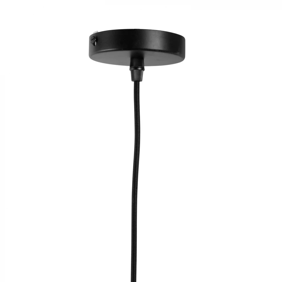 Suspension Filen Noir Et Rotin Naturel – Image 3