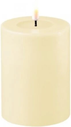 Bougie Led Crème 10cm X H15cm