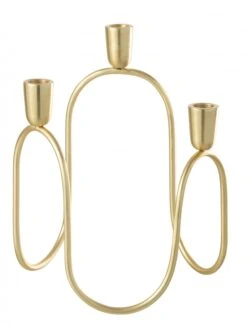 Chandelier Tryo Aluminium Doré